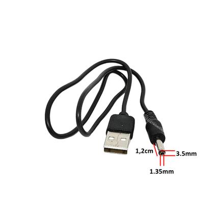 Imagem de Cabo USB P4 Mini 3,5mm*1,35mm Para Umidificador Gravadores Lanterna Mini Caixa De Som P4MINI50CMPR