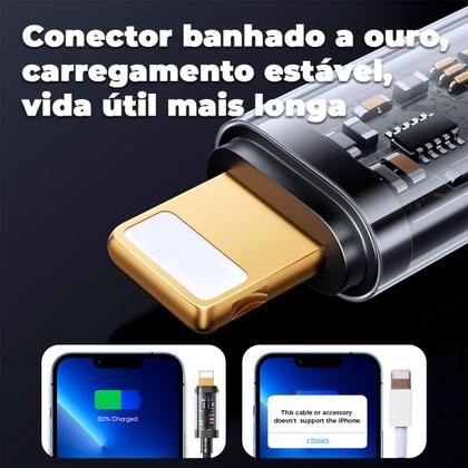 Imagem de Cabo Usb Para Lightning 20W Carga Rápida 1,2m Azul Joyroom