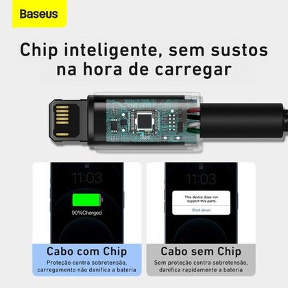 Imagem de Cabo USB para Lightning Baseus Tungsten 2.4A 2m