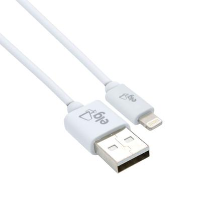 Imagem de Cabo USB para Lightning Certificado MFi com 1 metro para Sincronização e Recarga 12W 2.4A C810 ELG