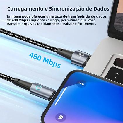 Imagem de Cabo USB Para Lightning Ou Tipo C De Carregamento Rápido Para iPhone 14 13 12 pro Max 8 7 plus 1m 2m