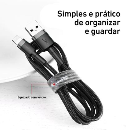 Imagem de Cabo Usb para Lightnng iPhne Cafule 2.4a 1 metro