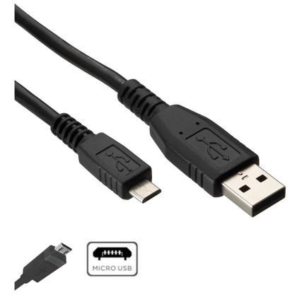 Imagem de Cabo USB Para Micro USB PlusCable 3 Metros PC-USB3004 - Preto