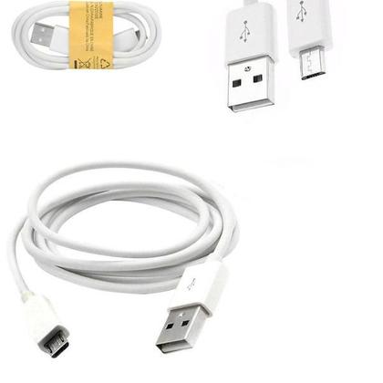 Imagem de Cabo Usb Para Samsung Compatível Com Galaxy 85Cm Micro Usb V8 Branco J2 J3 J4 J5 J7 J8 Prime
