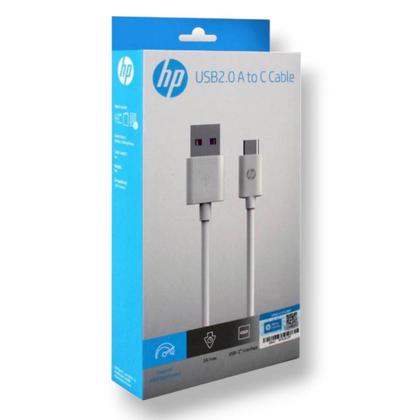 Imagem de Cabo USB para Tipo-C, 1m, Branco, TC100, 9YE94AA, HP - CX 1