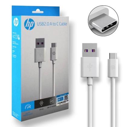 Imagem de Cabo USB para Tipo-C, 1m, Branco, TC100, 9YE94AA, HP - CX 1