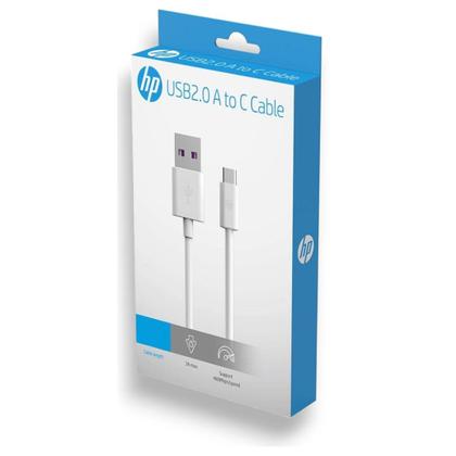 Imagem de Cabo USB para Tipo-C, 1m, Branco, TC100, 9YE94AA, HP - CX 1