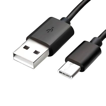 Imagem de Cabo USB Para Tipo-C, Carregamento Rápido, 25W, 1 Metro de Comprimento, Preto, Caixa Verde