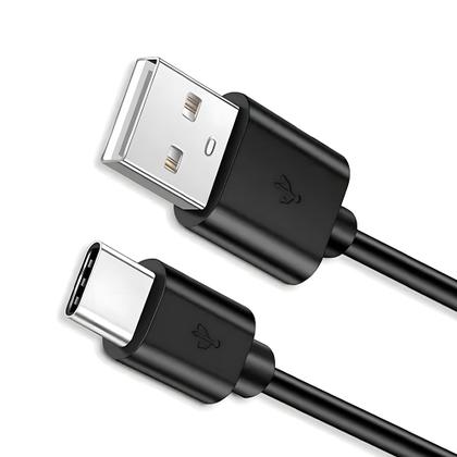 Imagem de Cabo USB Para Tipo-C, Carregamento Rápido, 25W, 1 Metro de Comprimento, Preto, Caixa Verde