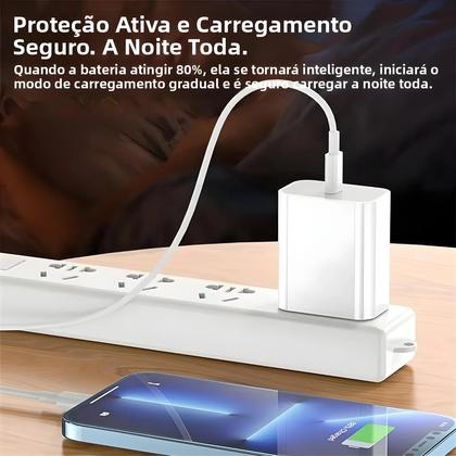 Imagem de Cabo USB PD De Carregamento Rápido 35W Para iPhone XS XR 11 12 13 14 pro Max 6 7 8 SE Cabo