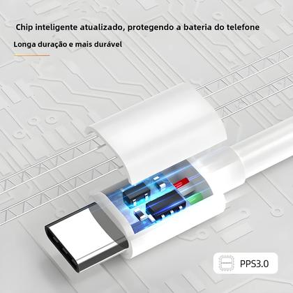 Imagem de Cabo USB Tipo C 120W PD3.0 de Carregamento Rápido para Xiaomi Mi 11/10 Pro/Poco/Redmi Note/K30s