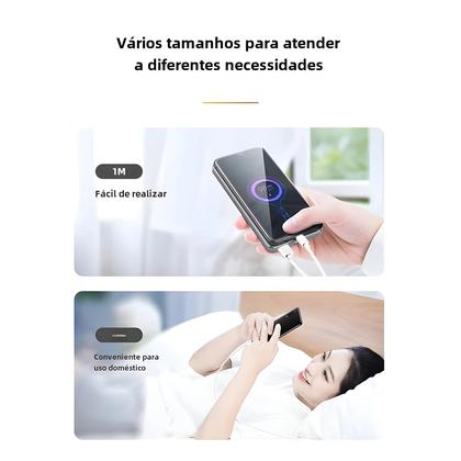 Imagem de Cabo USB Tipo C 120W PD3.0 de Carregamento Rápido para Xiaomi Mi 11/10 Pro/Poco/Redmi Note/K30s