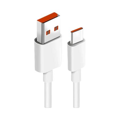 Imagem de Cabo USB Tipo C 120W Turbo para Xiaomi Mi 13/12/11/10/Poco X3/Redmi Note - Carregamento Rápido