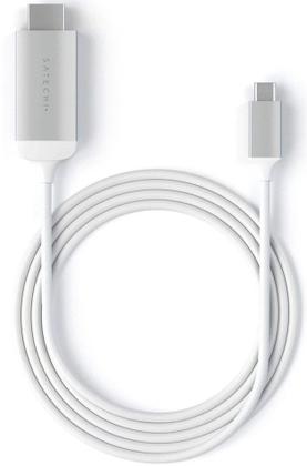 Imagem de Cabo USB Tipo-C A HDMI Satechi ST-Chdmis (1.8M) Prata