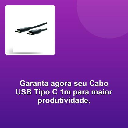Imagem de Cabo Usb Tipo C Macho Tipo C 1m