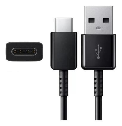 Imagem de Cabo USB tipo C original para Samsung S21 S22 80 cm preto.