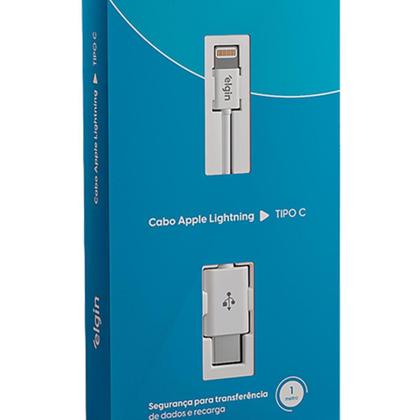 Imagem de Cabo USB Tipo C para Apple Lightning Elgin 1m