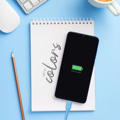 Imagem de Cabo USB TipoC, Carga Rápida 15W 3A, PVC Reforçado 10X Mais Resistente, 1,2 metro, ELG TC12T, ELG