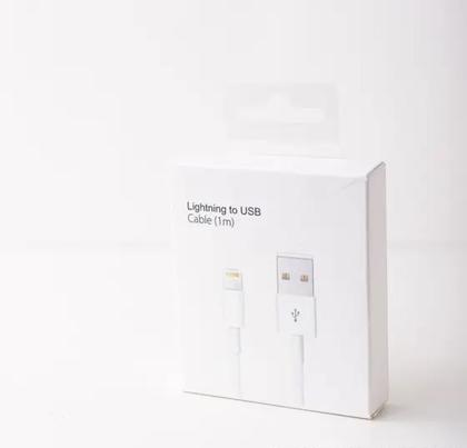 Imagem de Cabo USB Turbo 1 Metro Lightning Branco Compatível com Iphone-5-5s-6-6s-7-8-X-XR-11/ipad