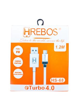 Imagem de Cabo Usb Turbo Rapido Micro V8 Para Samsung A10 A10s 1,20m