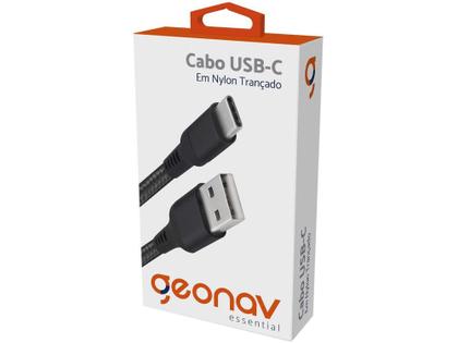 Imagem de Cabo USB/USB-C 1m Ultraresistente - Carregamento Rápido Geonav Essential