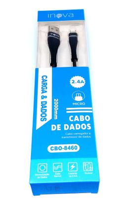 Imagem de Cabo Usb V8 Turbo Android 2 metros reforçado Original