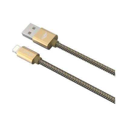 Imagem de Cabo USB x Lightning para iPhone, C3Tech, 2m - Dourado - CB-210GD - C3 tech