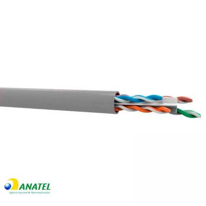 Imagem de Cabo utp cat6 305 metros gigalan furukawa cinza 23400198