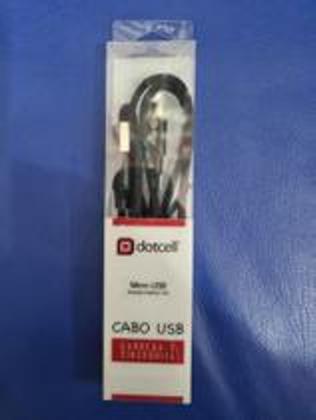 Imagem de Cabo v8 micro usb carrega e sincroniza dotcell dc-1116 preto - Doctcell