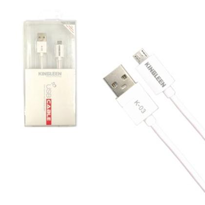 Imagem de Cabo V8 Micro USB Rápido Compatível Com Android Original 1M Kingleen K-03