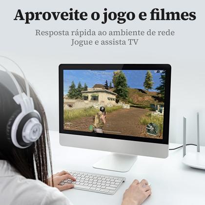 Imagem de Cabo Vention Rede Rj45 Cat7 10gbps 600mhz 15 Metros Crimpado