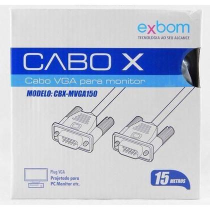 Imagem de Cabo Vga 15 Mts Monitor Lcd Pc Projetor 15 Metros