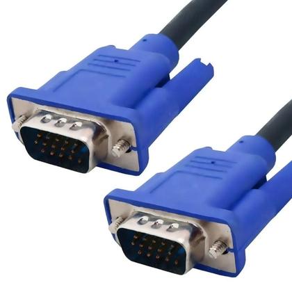 Imagem de Cabo Vga 1,5Mts Monitor Lcd Pc Tv Projetor 1,5 Metros