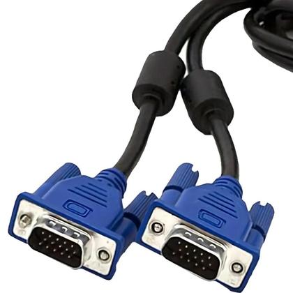 Imagem de Cabo Vga 1,5Mts Monitor Lcd Pc Tv Projetor 1,5 Metros