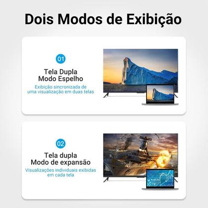 Imagem de Cabo VGA para Monitor Notebook PC Projetor 5 Metros Vention