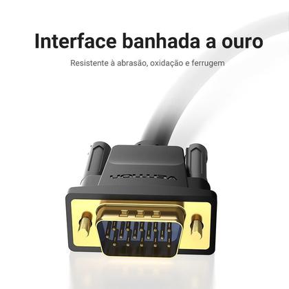 Imagem de Cabo VGA para Monitor Notebook PC Projetor 5 Metros Vention