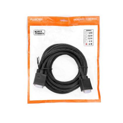 Imagem de Cabo VGA para Monitor PLUS Cable PC-MON15001 15M