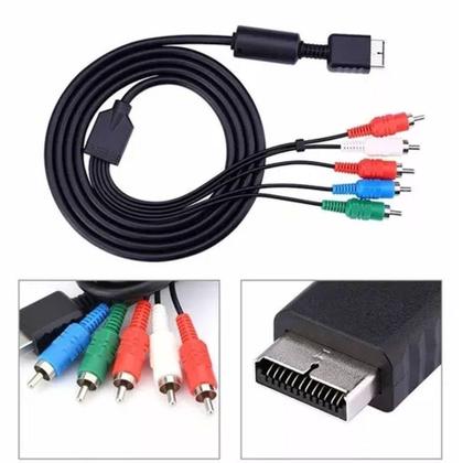 Imagem de Cabo Vídeo Ps2 Ps3 Alta Definição Hdtv Led E Lcd Componente - LEHMOX