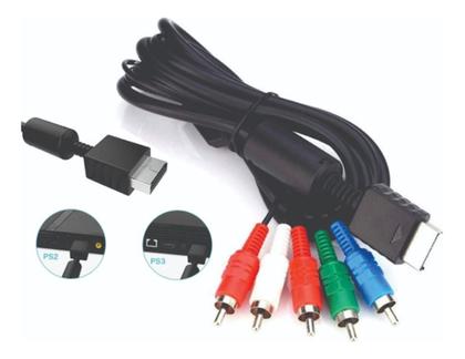 Imagem de Cabo Vídeo Ps2 Ps3 Alta Definição Hdtv Led E Lcd Componente - LEHMOX