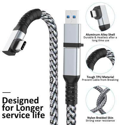 Imagem de Cabo VR Link VZNEK de 16 pés compatível com Meta Oculus Quest 2/3