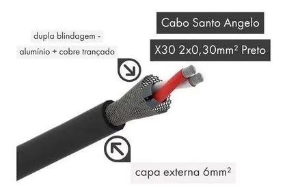 Imagem de Cabo XLR Macho Femea Profissional Para Microfone Cabo Santo Angelo Conector Roxtone