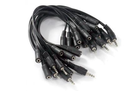 Imagem de Cabo Y P2 Macho X 2 P2 Femea 30CM P2MP2F