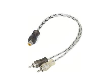 Imagem de Cabo Y Rca 1 Macho E 2 Fêmeas Dupla Blindagem Injetado 4mm