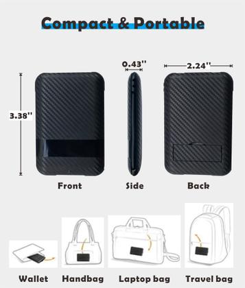 Imagem de Cabo Yinow USB tipo C para C para carregamento com 3 adaptadores pretos
