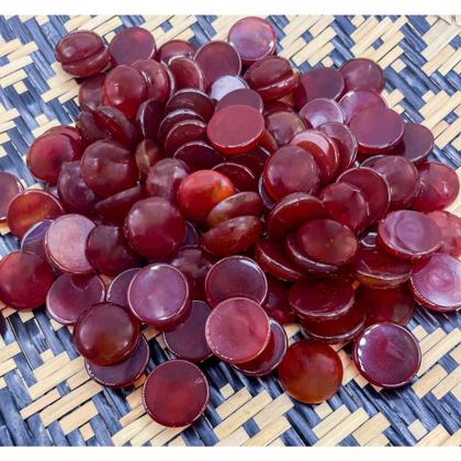 Imagem de Cabochão Pedra Ágata Vermelha (18mm / 10 peças) pedras naturais