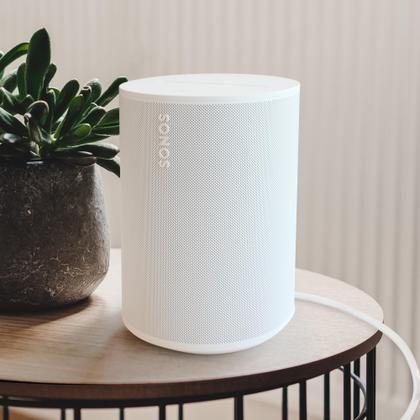 Imagem de Cabos de alimentação Vebner Extra Short, pacote com 2 unidades para Sonos Era 100/300