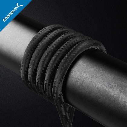 Imagem de Cabos de sincronização e carregamento USB C para USB A 2.0, pacote com 6 pés, SABRENT