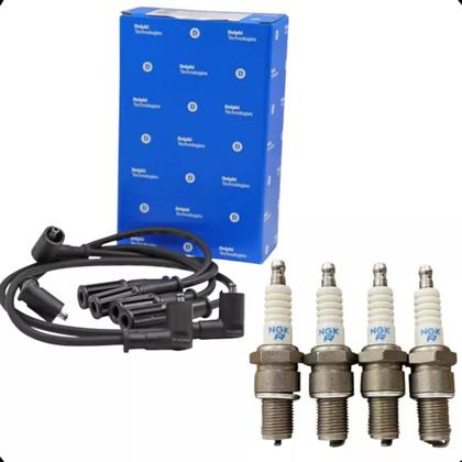 Imagem de Cabos E Velas De Ignição Ngk Para Cobalt/onix/prisma 1.4 8v