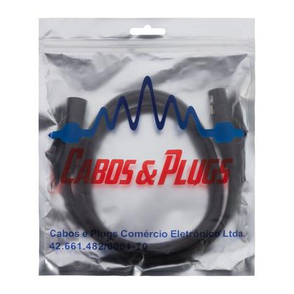 Imagem de Cabos & Plugs - Cabo XLR Macho - XLR Fêmea Microfone Balanceado