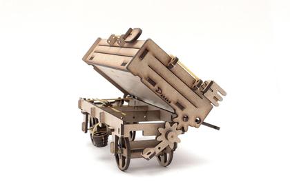 Imagem de Caçamba basculante - quebra cabeças 3d mecânico - darama